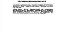 Desktop Screenshot of merk.com