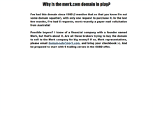 Tablet Screenshot of merk.com